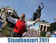 Standkonzert der Wiesn-Kapellen (Foto: Martin Schmitz)